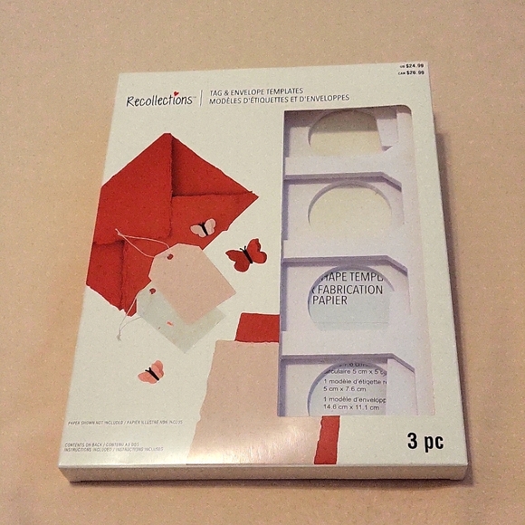 Tag & Envelope Templates for Paper Making - Picture 1 of 7